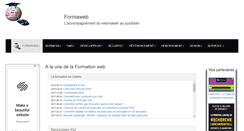 Desktop Screenshot of formaweb.fr