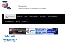Tablet Screenshot of formaweb.fr